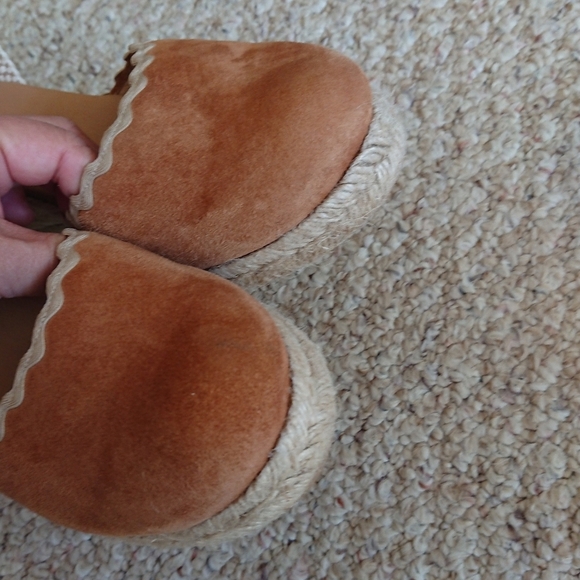 Paseart Spain light brown Espadrille Wedge Sandals size 39.5 - Picture 9 of 15